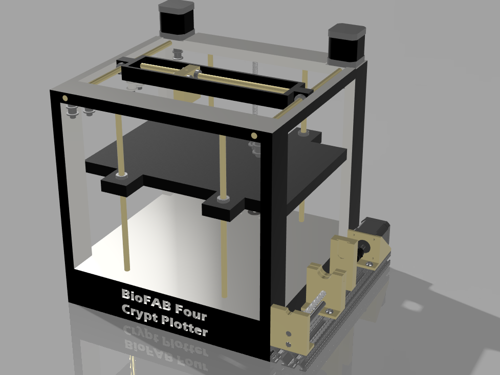 BioFAB Four Crypt Bioplotter