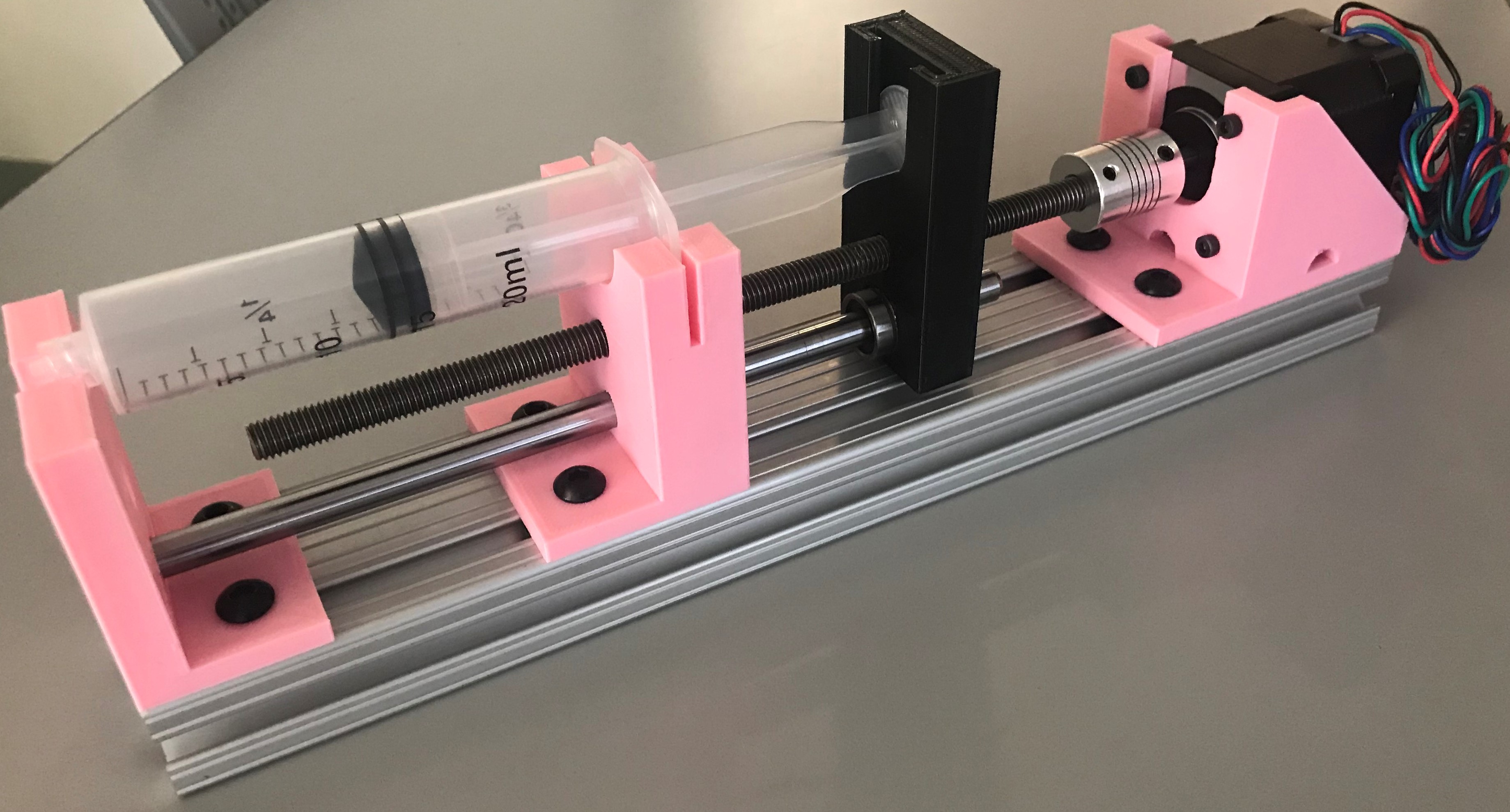 Mechanical Assembly of Syringe Pump